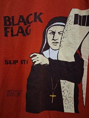 Black Flag Slip It In T-Shirt Size Large SST Records